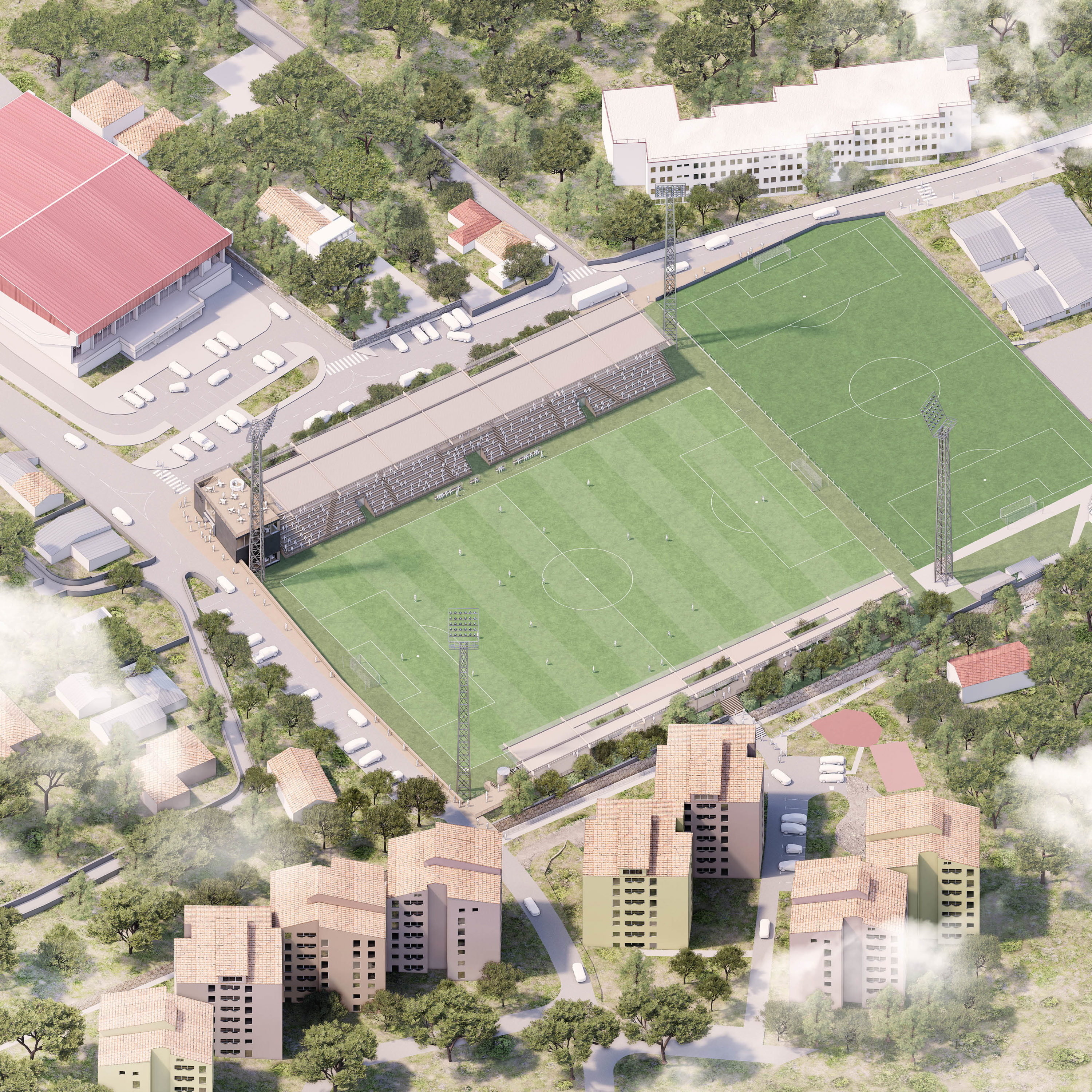 FC Bokelj stadium
